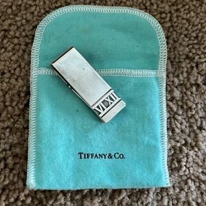 Tiffany sterling silver money clip   Authentic